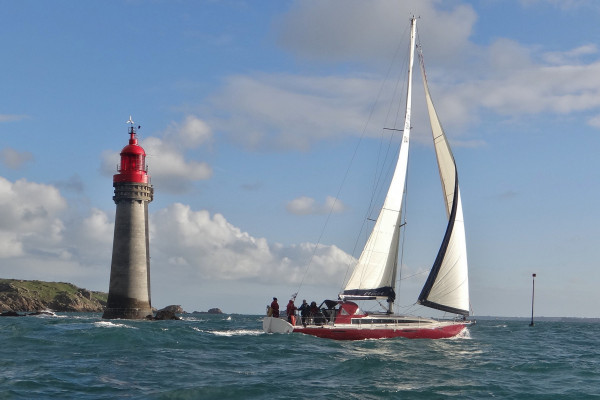 SAINT-MALO Englische Kanalinseln in kleiner Crew auf Cruiser-Racer von Sail-Bretagne-Atlantic
