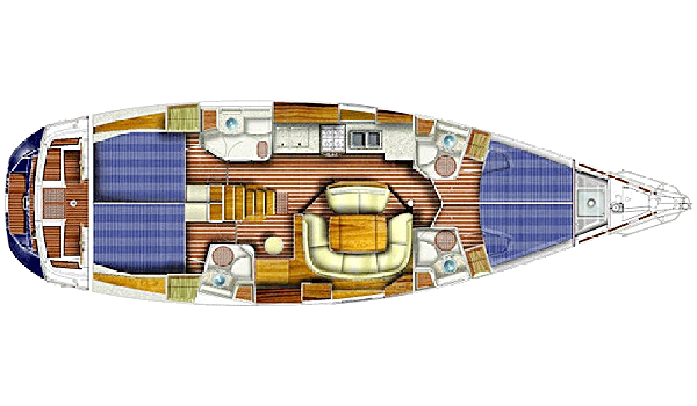 Sailing in the dream destination Caribbean 4 cabins 4 bathrooms by