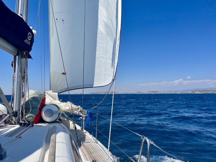 Sailing around Elba from Bastia, Corsica by