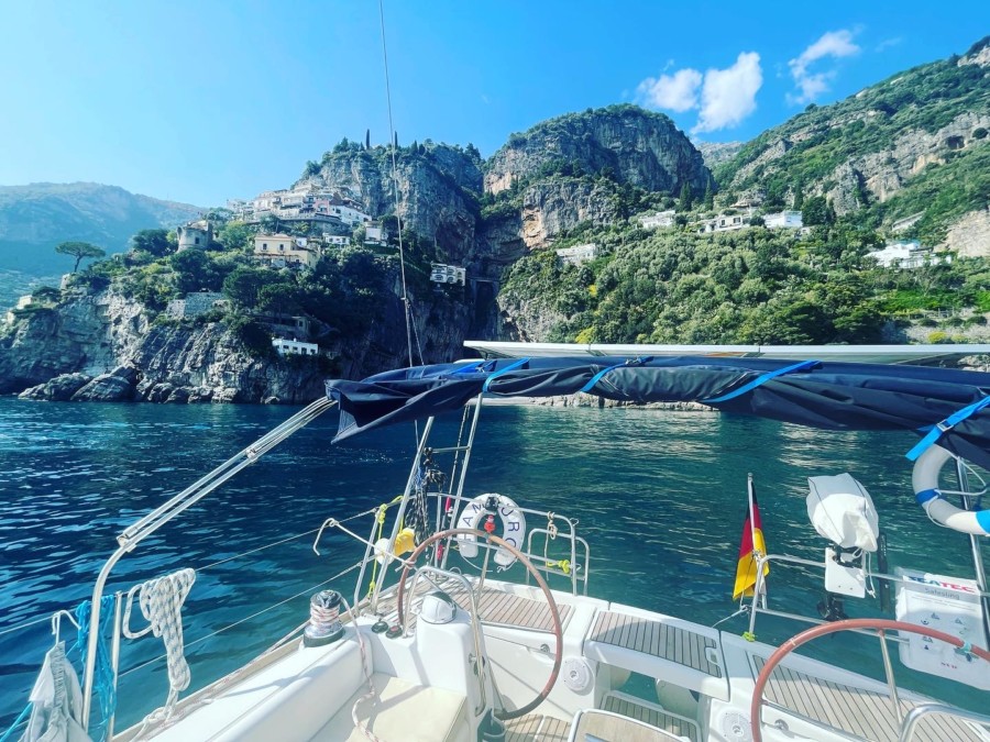 Sailing on the Amalfi Coast by