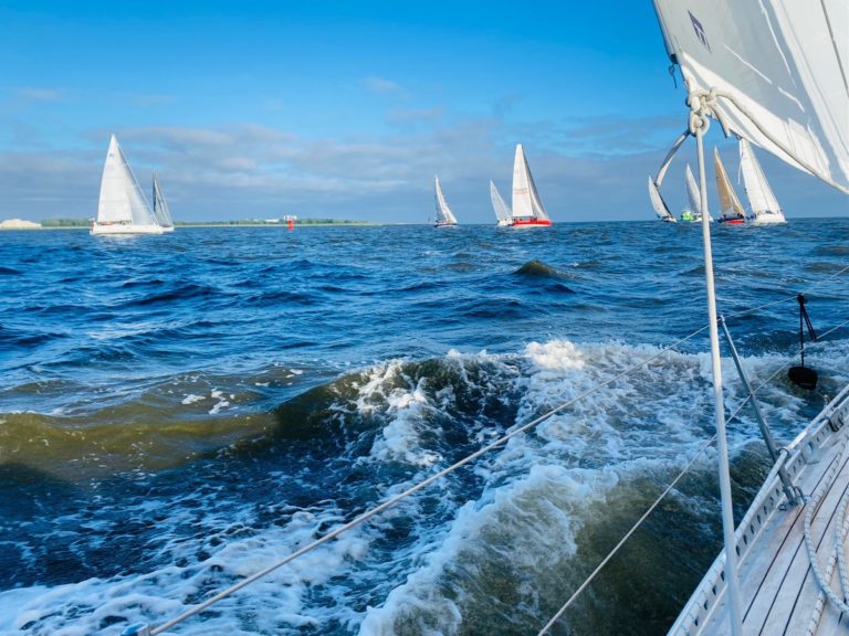 Regattastart Cuxhaven nach Helgoland