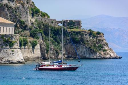 Korfu- Paxos- Antipaxos und Festland von Segelreich