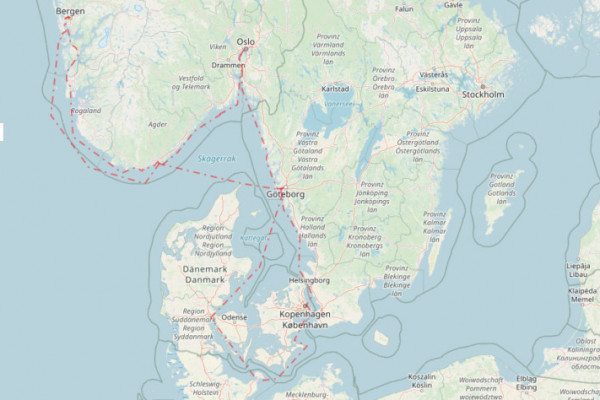In Etappen von Fehmarn nach Norwegen-den Wikingern auf der Spur. (Göteborg-Kopenhagen) von 