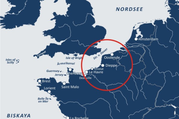 Segeln in Gezeitengewässern – Die Straße von Dover und Küsten der Normandie von 
