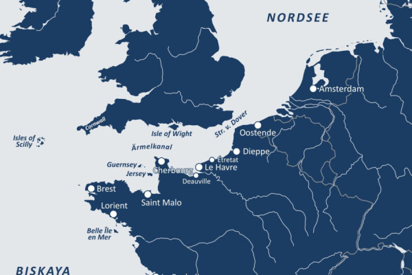 Segeln in Gezeitengewässern – Rolling Home Teil 1 – Normandie bis Oostende von 