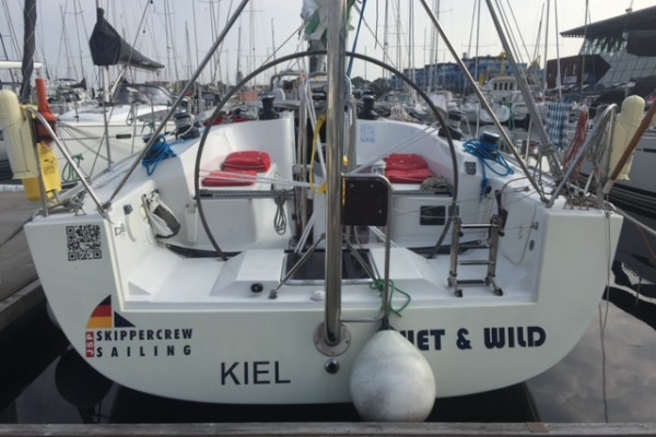 Meilentörn v. Laboe/ Kiel nach Brest (F)  SY WET AND WILD von 