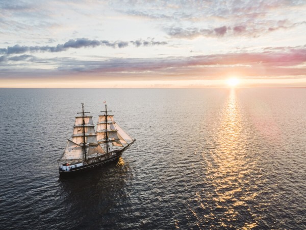 Hanseroute Hafflängs 2026/II: Klaipėda (LT) – Rostock (DE) von LLAS e.V. Brigg ROALD AMUNDSEN