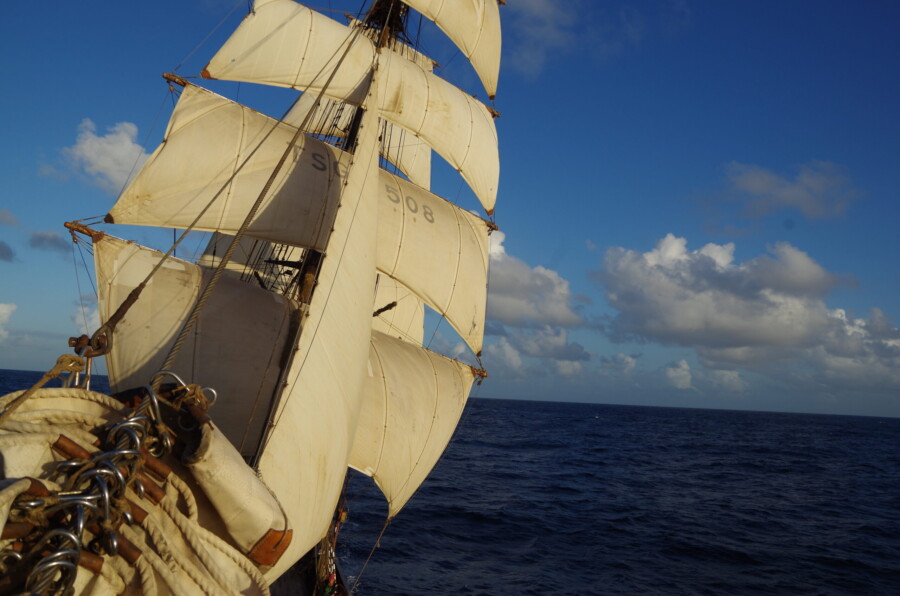 Sadinenstrassen des Atlantik von LLAS e.V. Brigg ROALD AMUNDSEN