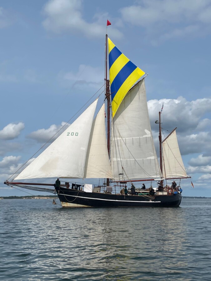 Kith & Kin Family Sailing on the Traditional Sailing Ship Albin Köbis by