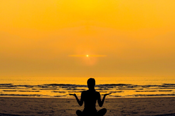 Yoga und Meditation an Bord von 