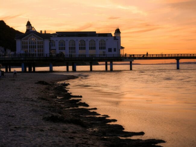 Rügen pier sunset