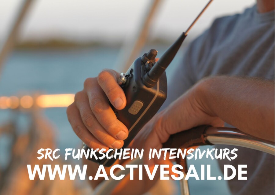 No time for lengthy courses? Your fast track to the SRC-Funkschein. Examination on board. by ACTIVESAIL