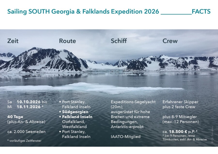 Sailing Expedition Southern Ocean in Shackleton's Footsteps – South Georgia and Falkland Islands from