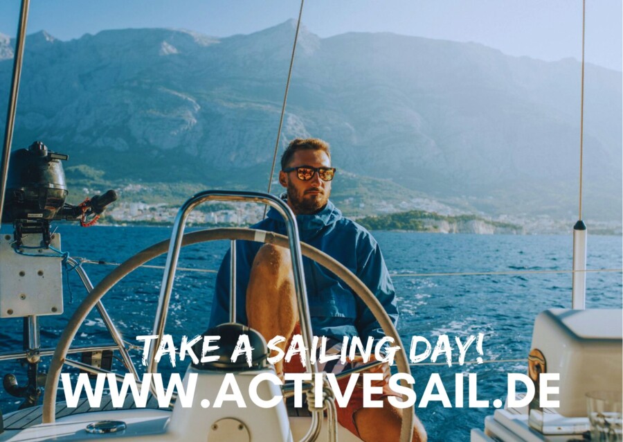 Sail training for yacht licence Optional with free SBF Binnen practical exam max. 4 participants by ACTIVESAIL