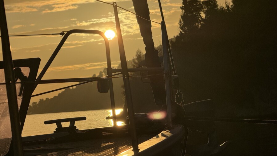 Short sailing trip and skipper training on the Baltic Sea by