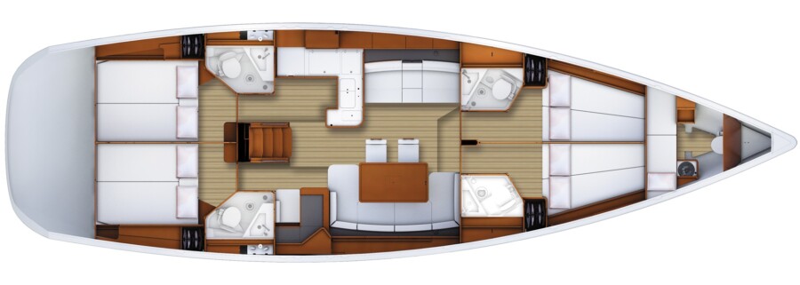 Sailing in the dream destination Caribbean 4 cabins 4 bathrooms by