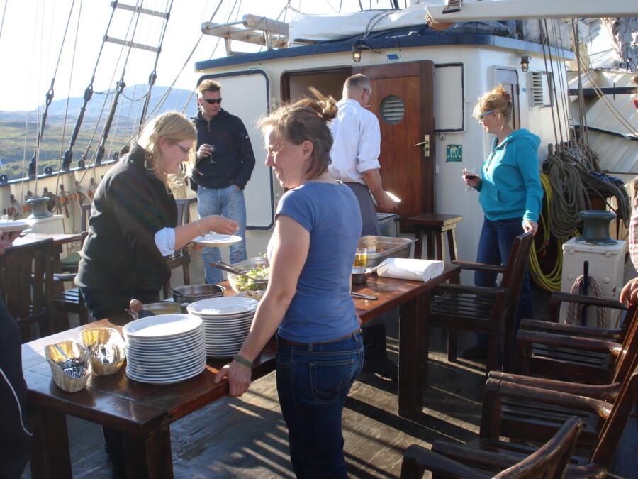 Sailing voyage from Scotland to France by