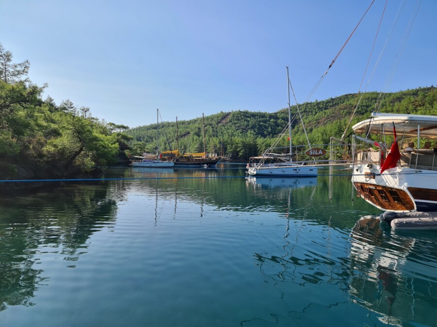 cabin charter in the Turkish Aegean – in Cleopatra's footsteps through the Gökova Gulf by