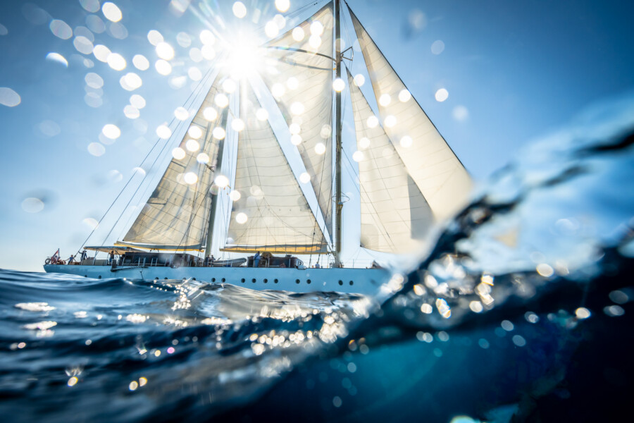 Sailing voyage from Martinique from