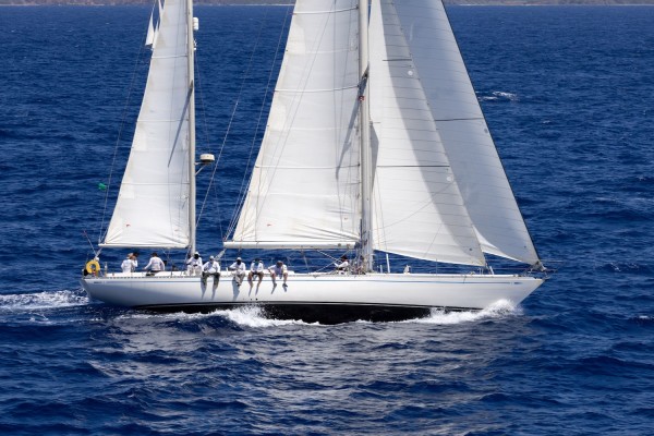 Antigua Classic Yacht Regatta auf einer siegreichen Swan 65 von Swan 65 Ilios