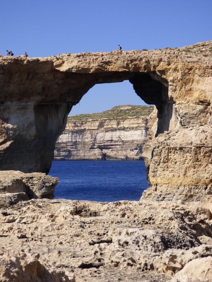 Sailing around the island of Malta by