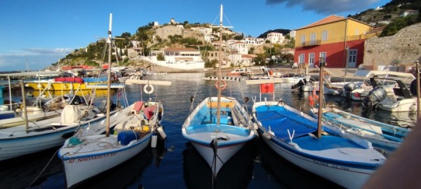 Grèce Iles Saronniques départ Poros von 