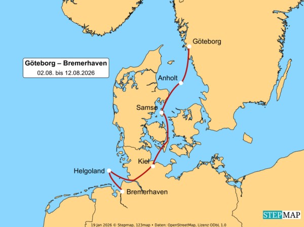 Von den Schären in die Nordsee – 400 Seemeilen Richtung Bremerhaven von Bootsausbildung.com