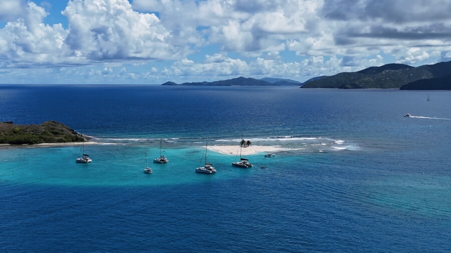 Sailing from St. Martin through the Virgin Islands to Puerto Rico on premium catamaran by