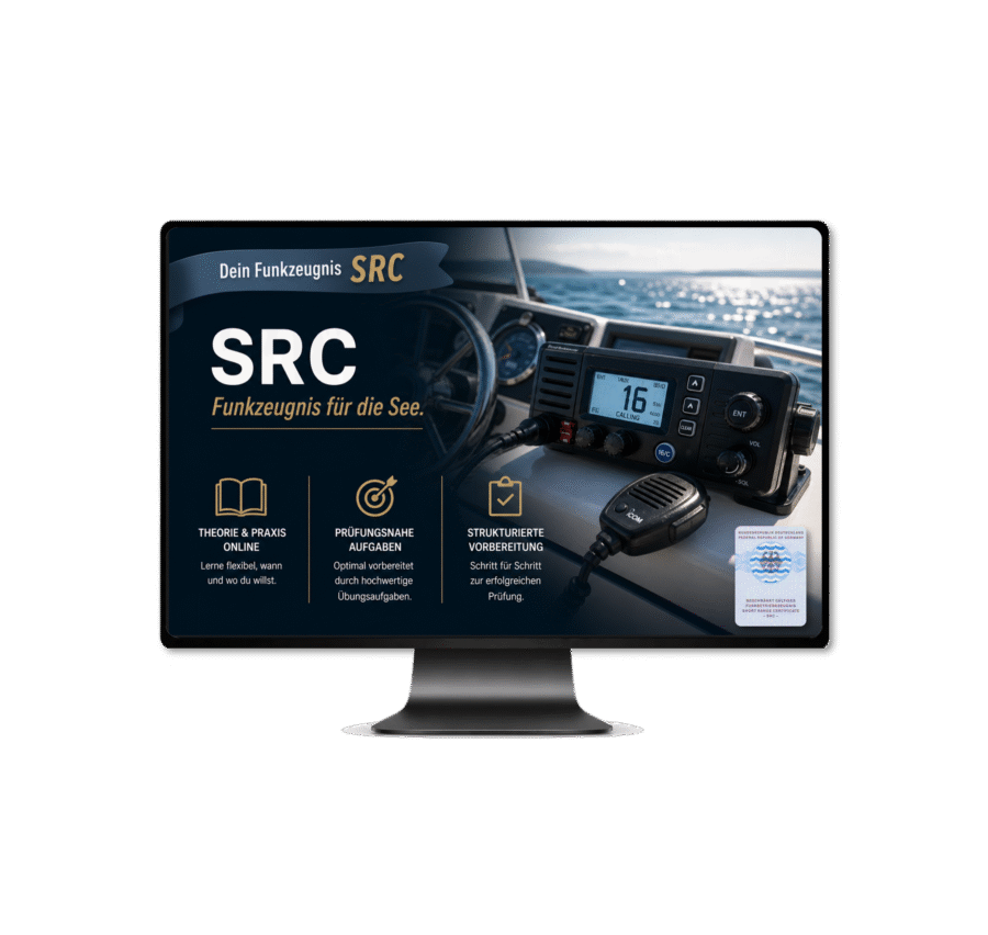 SRC online course incl. theory and practical training online by SegelnAG - Yachtschule