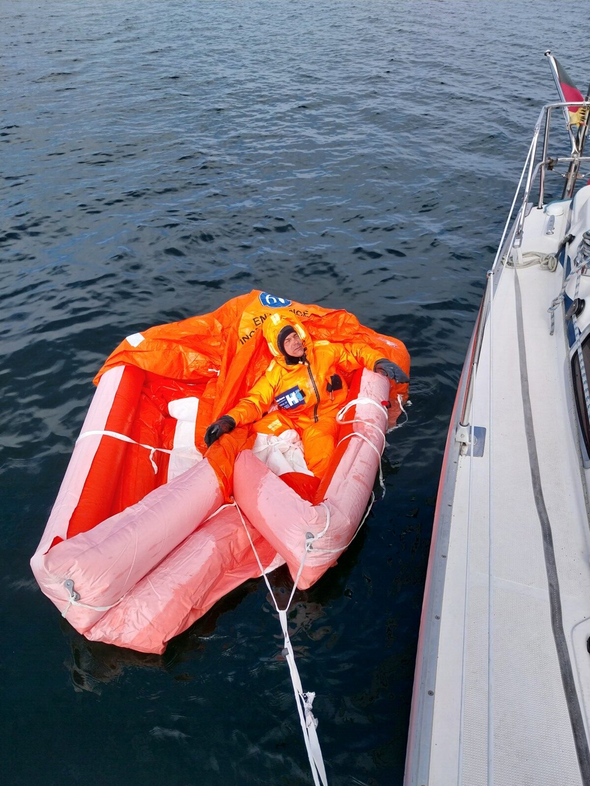 Safety training Bay of Lübeck by Lübecker Segelschule