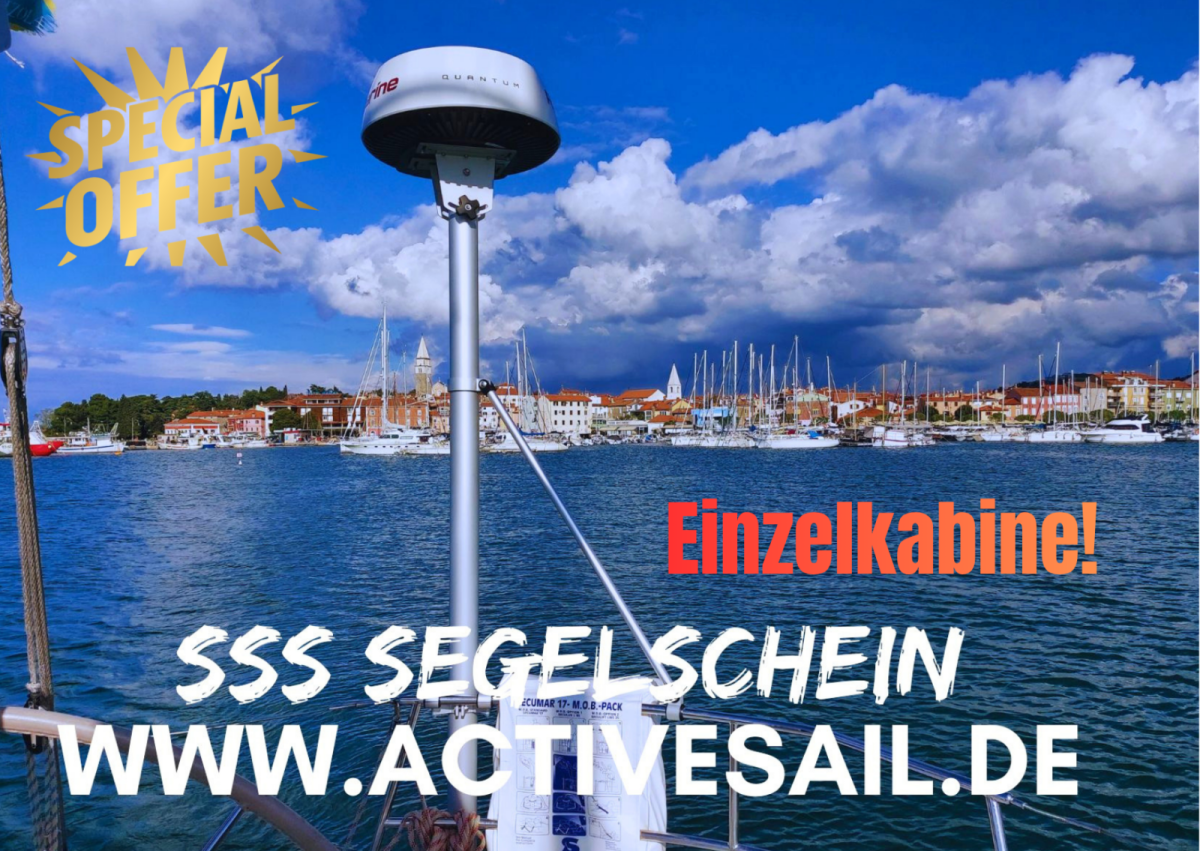 SSS sail training. SINGLE CABIN Max. 4 participants. SSS students only. by ACTIVESAIL