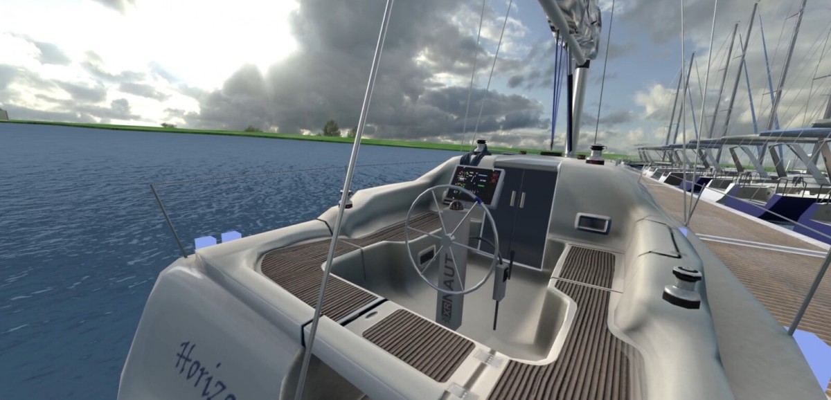 VR harbour manoeuvres training / virtual training for harbour manoeuvres by