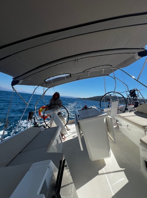 Active sailing from Zakynthos, Greece to Taormina, Sicily, 300 nm by