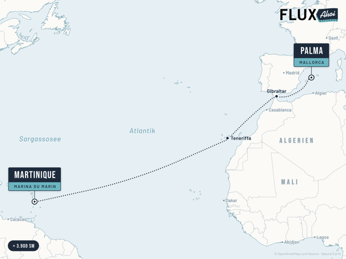 Transatlantic on a modern cruising catamaran by
