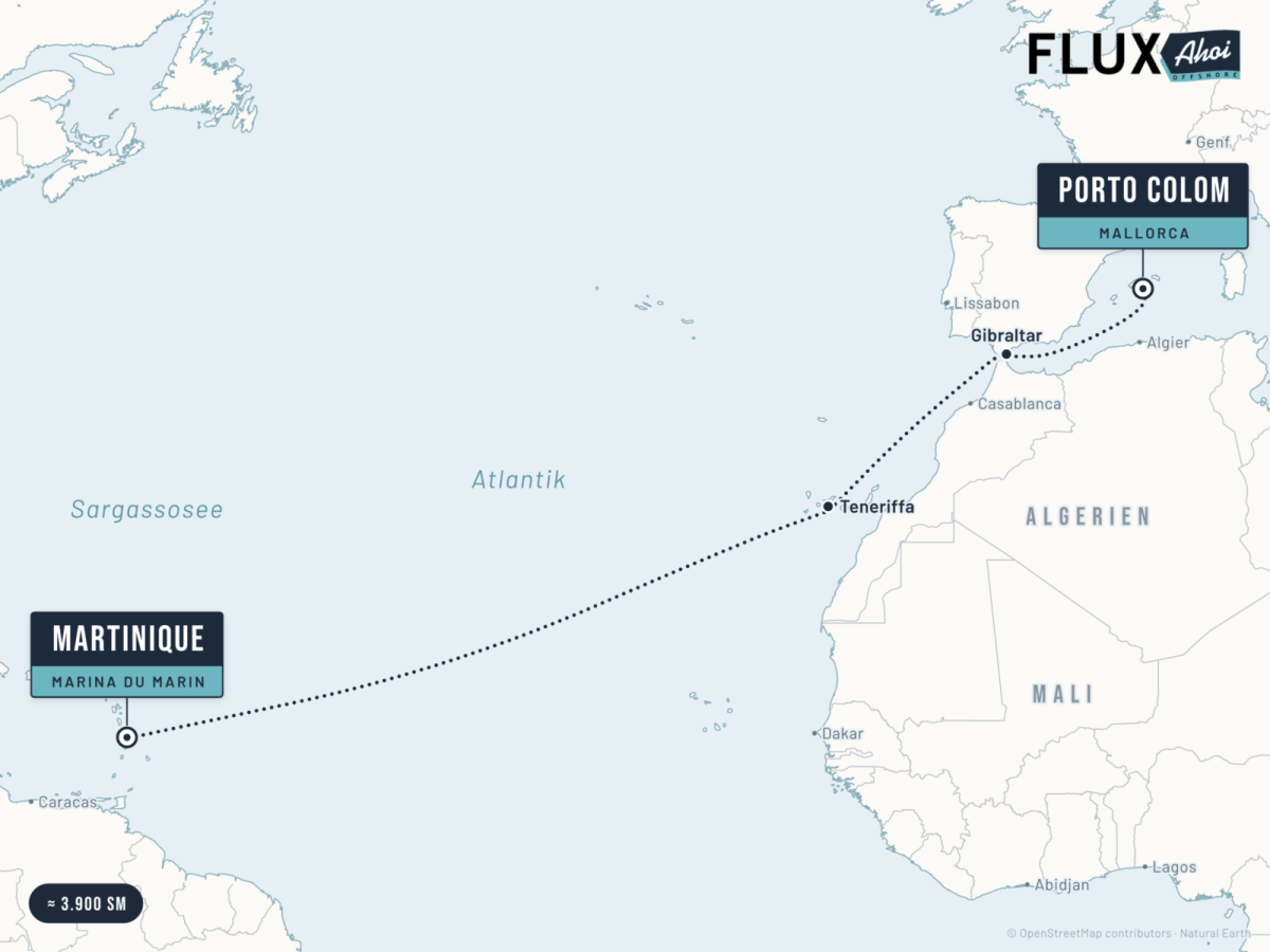 Transatlantic on a modern cruising catamaran by
