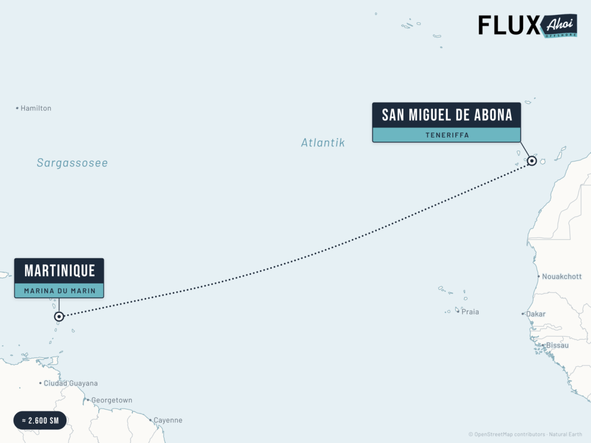 Transatlantic on a modern cruising catamaran by