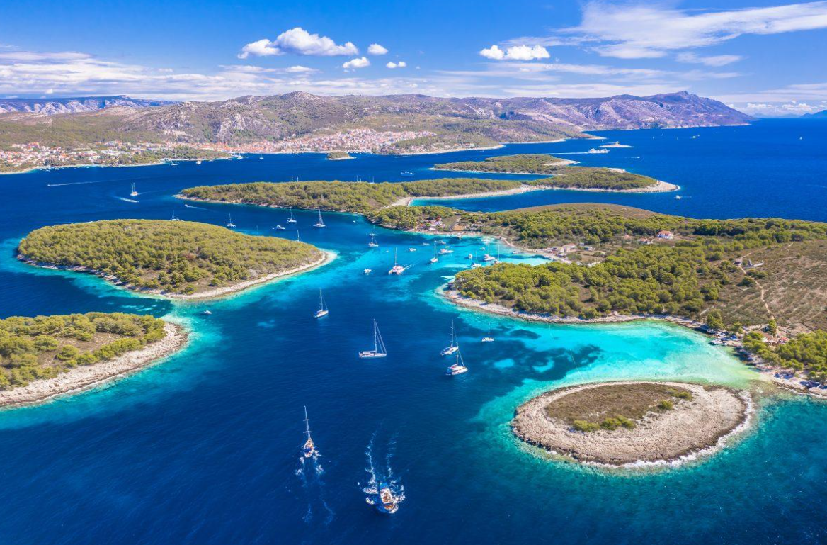 7 Tage – 7 Inseln – Ferien-Segel-Törn in Kroatien – Segeln – Baden – Häfen – Buchten von 