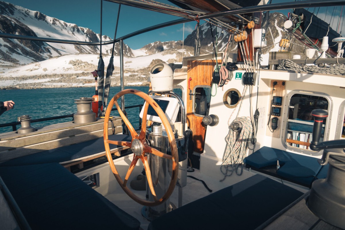 Discover the fjords, wildlife and history of Svalbard aboard T/S Saeftinghe. from