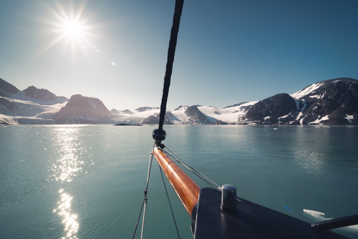Discover the fjords, wildlife and history of Svalbard aboard T/S Saeftinghe. from