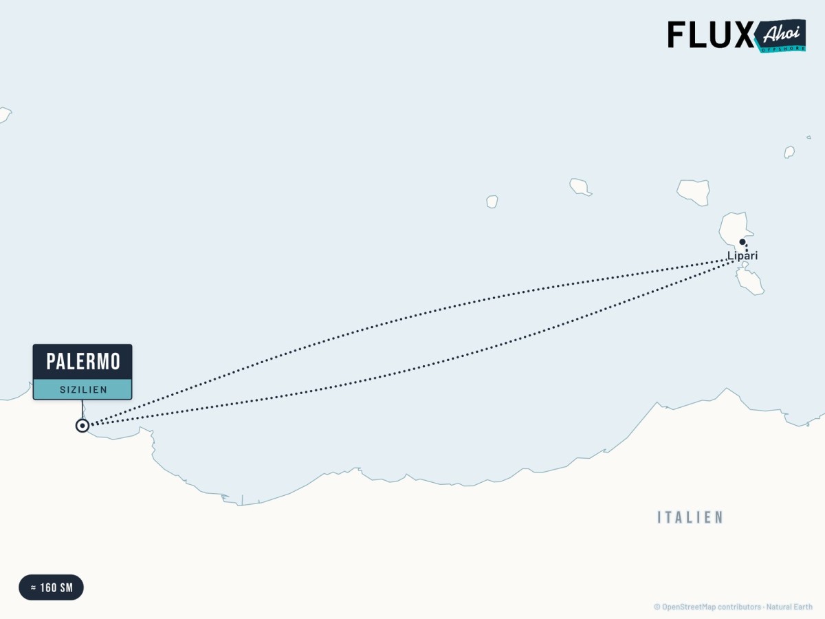 From Palermo to the Aeolian Islands and back by FluxAhoi