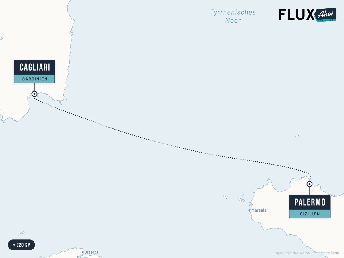 From Palermo to Sardinia – sailing week to Cagliari by FluxAhoi