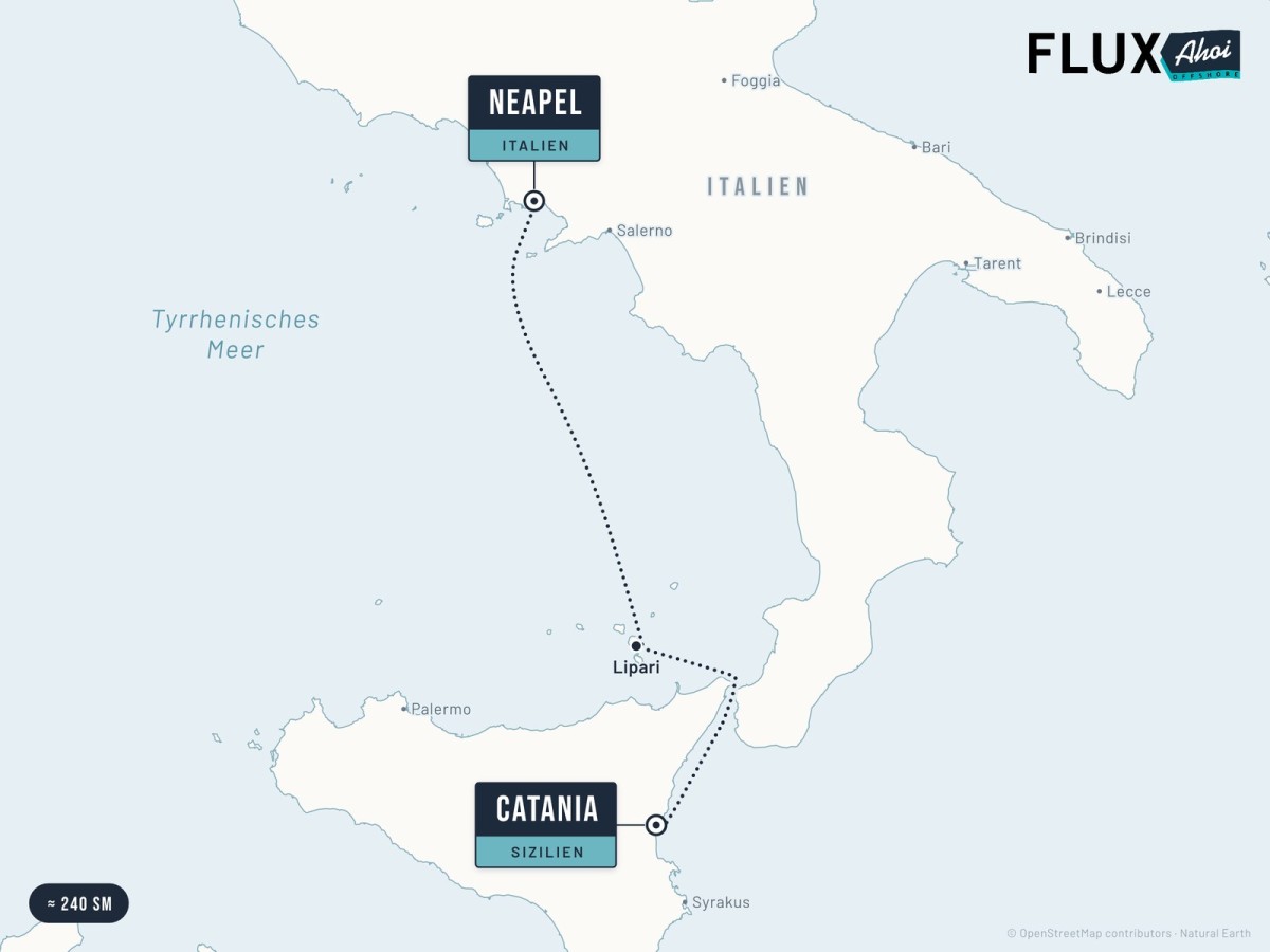 From Naples via the Aeolian Islands to Catania by FluxAhoi