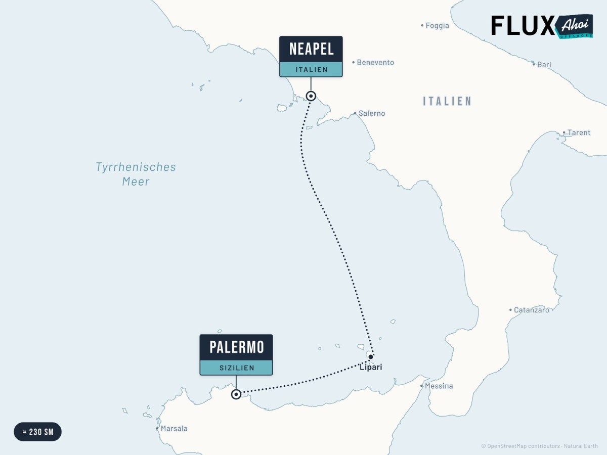 From Naples via the Aeolian Islands to Palermo by FluxAhoi