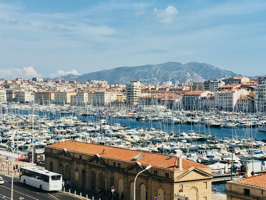 Yachts in the Vieux-Port of Marseille