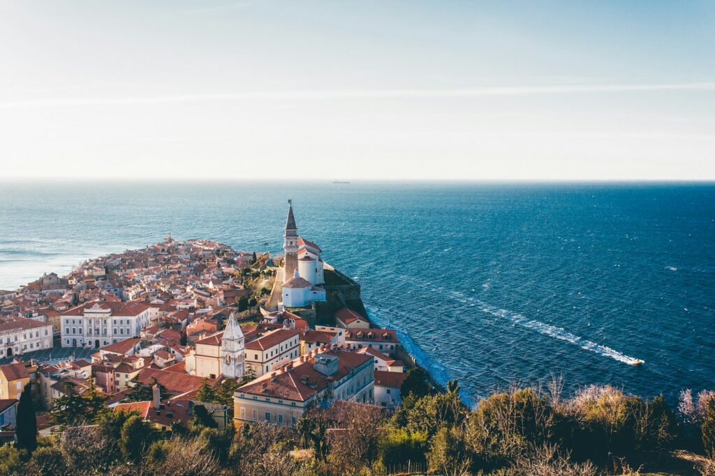 Altstadt von Piran an der slowenischen Küste
