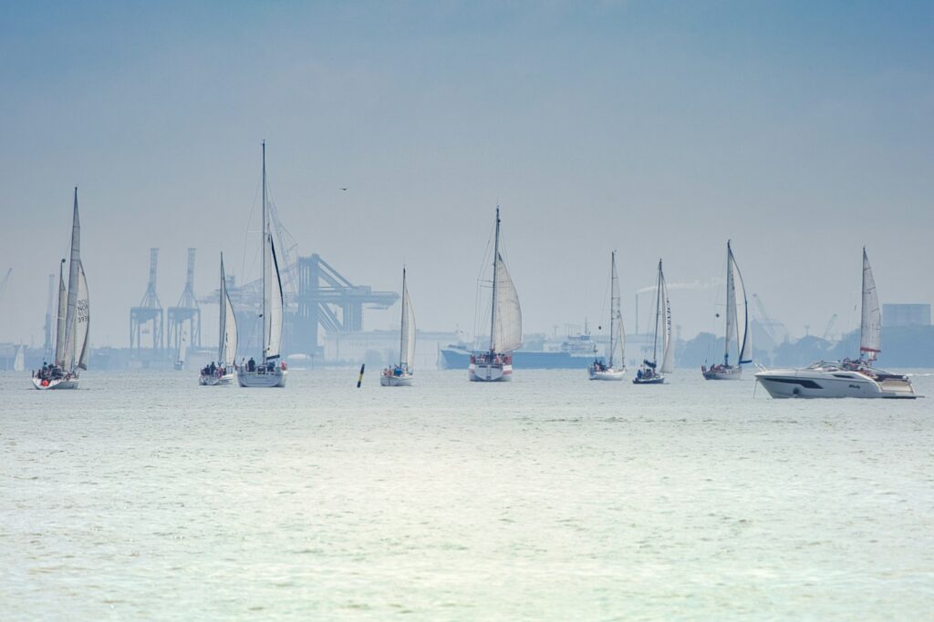 Segelboote auf der Ostsee