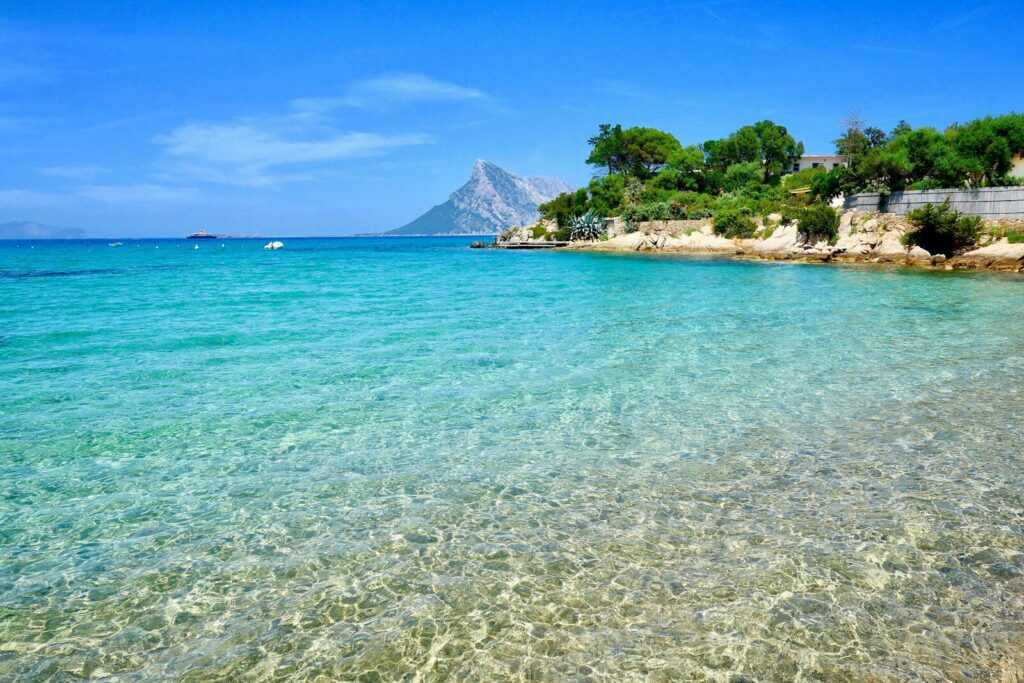 View of the island of Tavolara