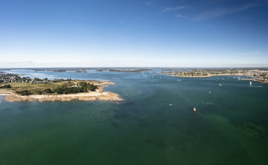 Sailing boats in the Gulf of Morbihan