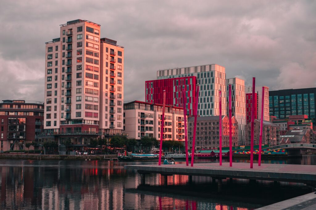 Grand Canal Dock in Dublin