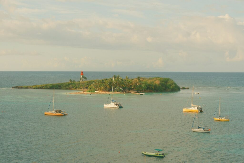 Küste bei Le Gosier auf Guadeloupe